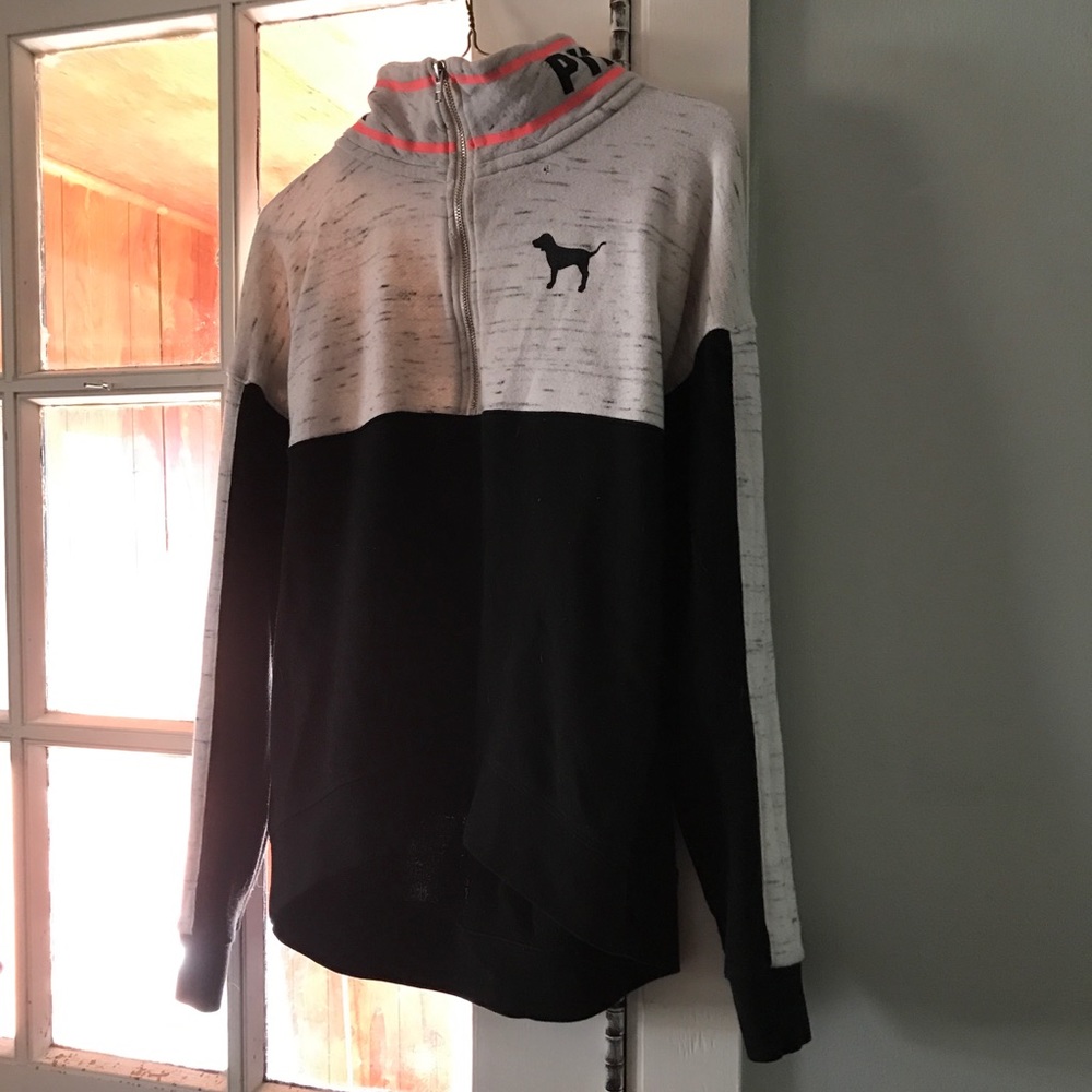 PINK quarter zip sweatshirt